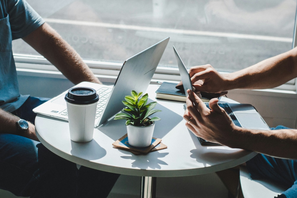 Meeting over a coffee